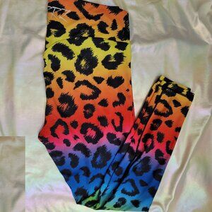 GRRRL Clothing Leggings Neon Wildcat Next Level High Waist size Ali / Amenah XXL